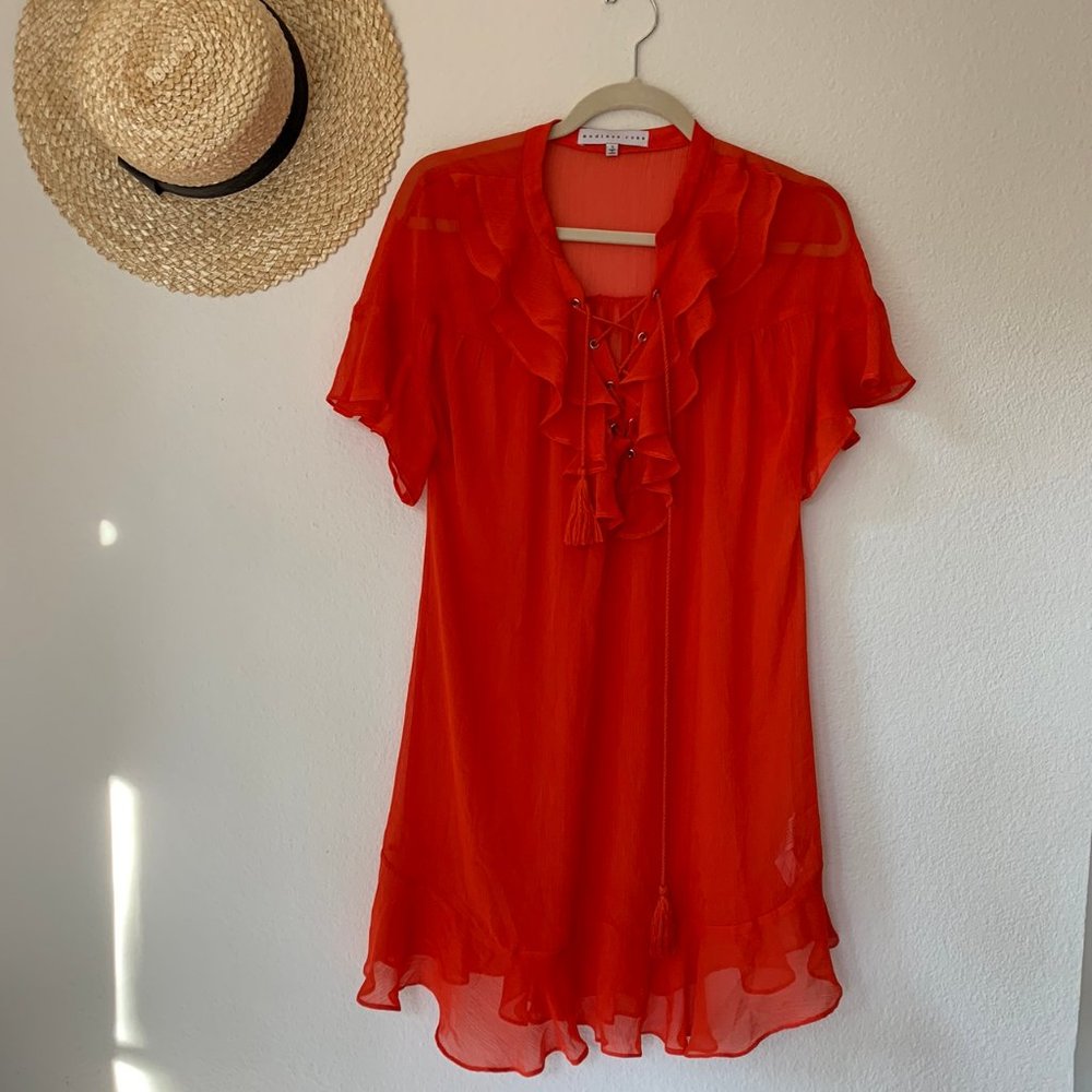 Endless Rose Lace Up Mini Dress
